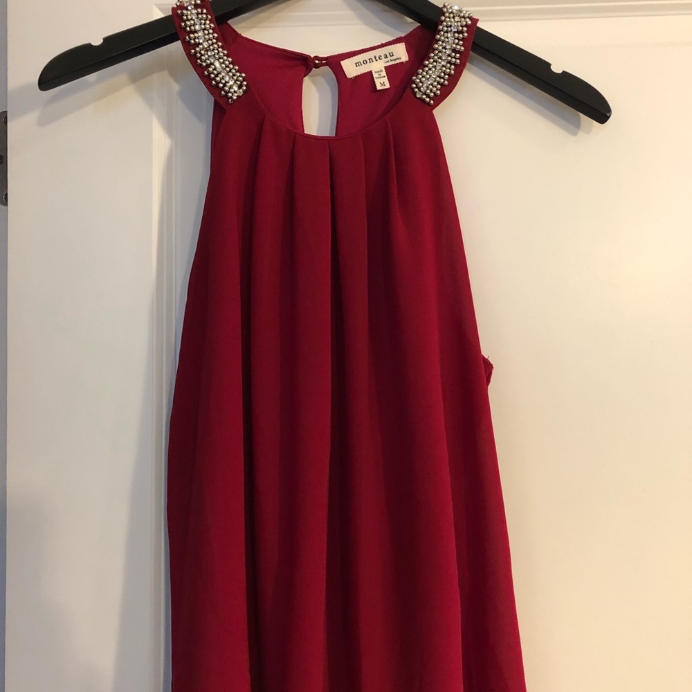 Red Monteau Tank - Picture 2 of 4